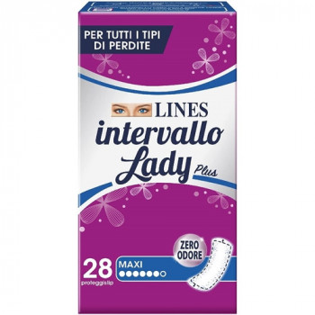 LINES INTERVALLO LADY MAXI PROTEGGISLIP 28 PZ