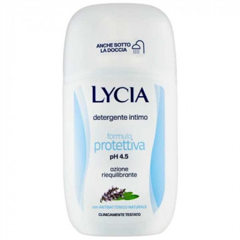 LYCIA INTIMO DETERGENTE FORMULA PROTETTIVA CON ANTIBATTERICO NATURALE PH 4.5 200 ML