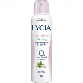 DEO LYCIA SPRAY SENSITIVE CON MELISSA E FIORI D''ACQUA 150 ML