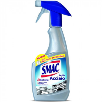 SMAC BRILLA SPRAY ACCIAIO CREMA 3 AZIONI 520 ML