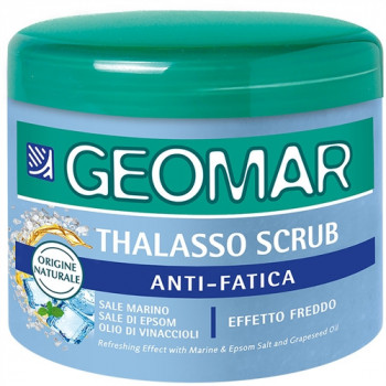 GEOMAR THALASSO SCRUB CORPO ANTI-FATICA EFFETTO FRESCO PER PELLI NORMALI 600 GRAMMI