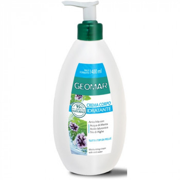 GEAOMAR CREMA CORPO IDRATANTE CON MENTA ACQUATICA-ACIDO IALURONICO-TRIS DI ALGHE PER...