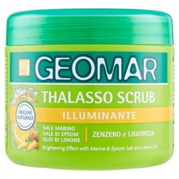 GEOMAR THALASSO SCRUB CORPO ILLUMINANTE ALLO ZENZERO E LIQUIRIZIA PER PELLI SECCHE E...