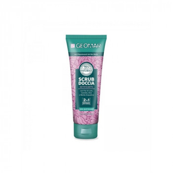 GEOMAR SCRUB DOCCIA SETIFICANTE CON FIORI DI LOTO, CAMELIA, ALOE E MENTA ACQUATICA 2IN1...