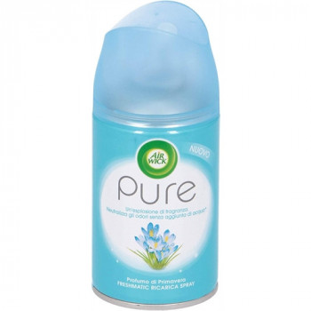 AIR WICK PURE PROFUMO DI PRIMAVERA RICARICA FRESH MATIC PROFUMATORE AMBIENTE AUTOMATICO...