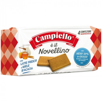 CAMPIELLO NOVELLINO CLASSICO CON LATTE E MIELE D''ACACIA 350 GRAMMI