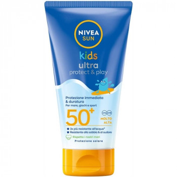 NIVEA SUN KIDS ULTRA SOLARE PROTECT&PLAY RESISTENTE ALL ACQUA/SABBIA/SUDORE PER...