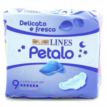 LINES PETALO ULTRA NOTTE CON ALI 9 PZ