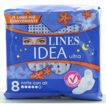 LINES IDEA ULTRA CON ALI NOTTE 8 PZ