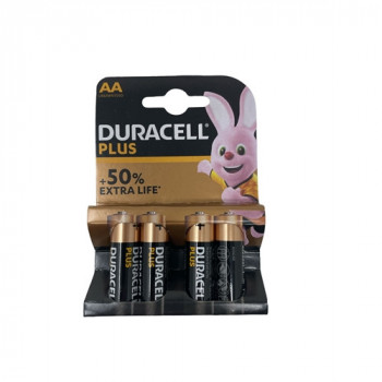 DURACELL PLUS STILO +50% EXTRA LIFE AA CONFEZIONE 4 PZ