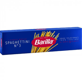 BARILLA SPAGHETTINI N3 PASTA DI SEMOLA DI GRANO DURO 500 GRAMMI