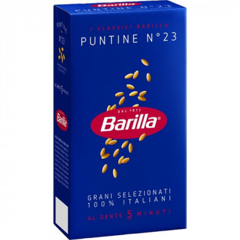 BARILLA PUNTINE N23 PASTA DI SEMOLA DI GRANO DURO 500 GRAMMI