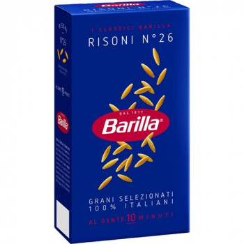 BARILLA RISONI N26 PASTA DI SEMOLA DI GRANO DURO 500 GRAMMI