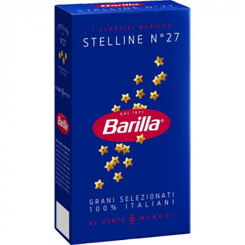 BARILLA STELLINE N27 PASTA DI SEMOLA DI GRANO DURO 500 GRAMMI