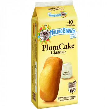 MULINO BIANCO PLUMCAKE CLASSICO ALLO YOGURT CONFEZIONE DA 10 PZ 330 GRAMMI