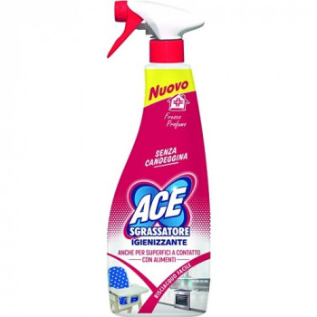 ACE SPRAY SGRASSATORE IGIENIZZANTE SENZA CANDEGGINA CON RISCIACQUO FACILE 500 ML