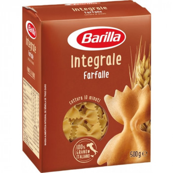 BARILLA FARFALLE INTEGRALE 500 GRAMMI