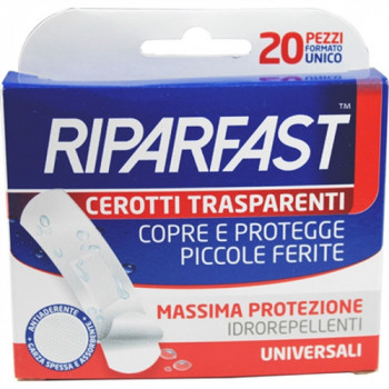 CEROTTI CLASSICO TRASPARENTE RESISTENTI RETTANGOLARE 20 PZ