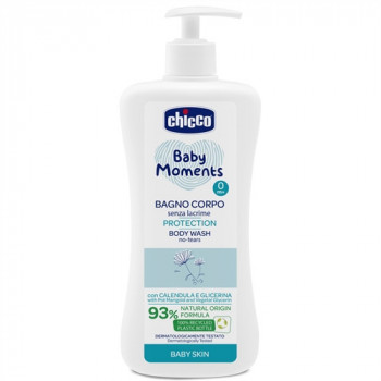 CHICCO BABY MOMENTS BAGNOSCHIUMA SENZA LACRIME PROTEZIONE CON CALENDULA 500 ML