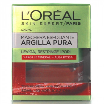 L''OREAL DERMO-EXPERTISE MASCHERA ESFOLIANTE ARGILL