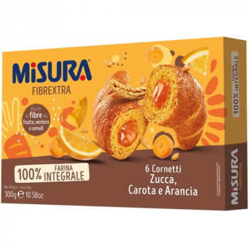 MISURA CORNETTO FARCITI FIBRA EXTRA ARANCIA 308 GRAMMI