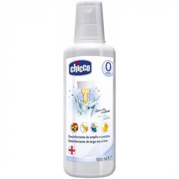 CHICCO DISINFETTANTE INODORE 0+ PER TETTARELE/GIOCHINI BABY/VERDURE/FRUTTA/SUPERFICI...