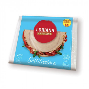 LORIAN LA PIADINA SOTTILISSIMA SFOGLIA CON GRANO ROMAGNOLO SENZA CONSERVANTI E SENZA...