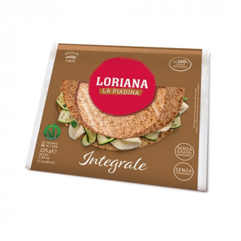 LORIANA LA PIADINA INTEGRALE SENZA CONSERVANTI E SENZA GRASSI 3 PZ 225 GRAMMI