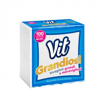 TOVAGLIOLO VIT GRANDIOSO 2 VELI  40X40 100 PZ