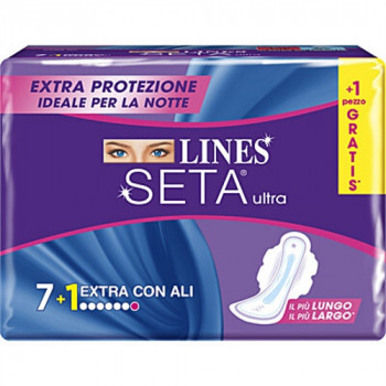 LINES SETA ULTRA EXTRA CON ALI 7+1 PZ