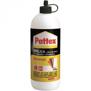 PATTEX COLLA VINILICA PER LEGNO/SUGHERO/CARTA/CARTONE/TESSUTI E SCUOLA 100 GRAMMI