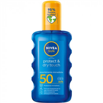 NIVEA SUN OLIO SPRAY DRY TOUCH PROTEZIONE ALTA 50 RESISTENTE ALL ACQUA E SUDORE 200 M