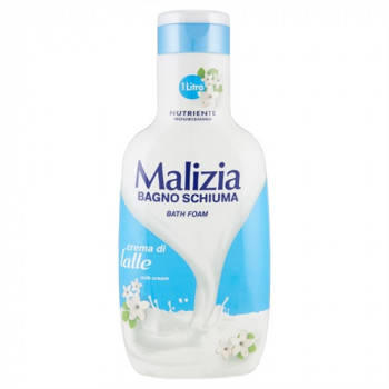 MALIZIA BAGNOSCHIUMA NUTRIENTE CON CREMA DI LATTE 1000 ML