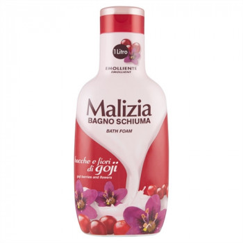 MALIZIA BAGNOSCHIUMA EMOLIENTE CON BACCHE E FIORI DI GOJI 1000 ML