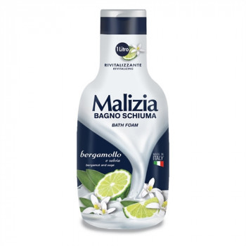 MALIZIA BAGNOSCHIUMA RIVITALIZZANTE AL BERGAMOTTO E SALVI 1000 ML