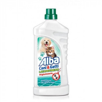 ALBA PAVIMENTI IGIENIZZANTE ADATTO PER CANI & GATTI STOP ODORI ANIMALI DOMESTICI 1000 ML