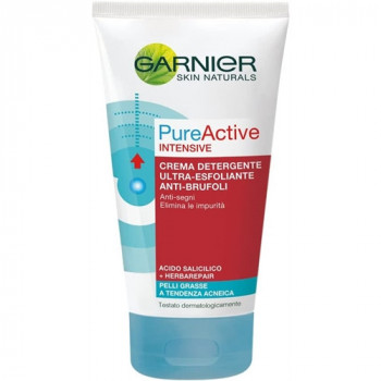 GARNIER PURE ACTIVE GEL DETERGENTE ESFOLIANTE LIBERA I PORI/RIDUCE BRUFOLI E...