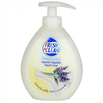 FRESH & CLEAN SAPONE MANI CON DOSATORE SETA E LAVANDA 300 ML