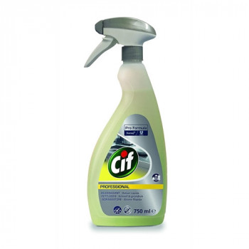 CIF PROFESSIONAL SPRAY SGRASSATORE CUCINA A LIMONE AZIONE RAPIDA 750 ML