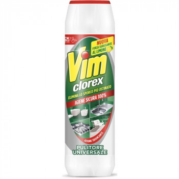 VIM CLOREX SGRASSANTE AL LIMONE PULITORE UNIVERSALE FORNELLI/LAVELLI/SANITARI E...