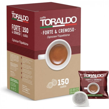 TORALDO FORTE E CREMOSO CAFFE'' IN CIALDE 150 PZ CONFEZIONE MAXI