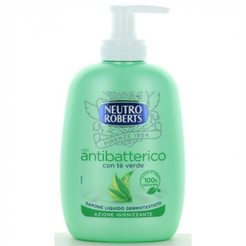 SAPONE ROBERTS ANTIBATTERICO TE VERDE  200 ML