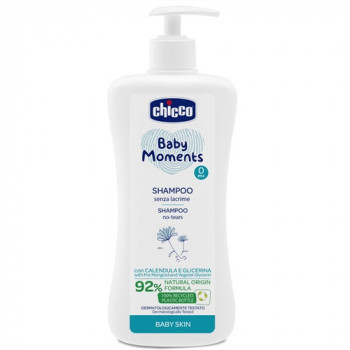 CHICCO BABY MOMENTS SHAMPOO SENZA LACRIME CON CALENDULA E GLICERINA 500 ML