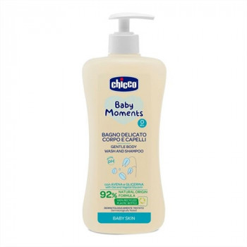 CHICCO BABY MOMENTS BAGNO DELICATO CORPO E CAPELLI CON AVENA E GLICERINA 500 ML