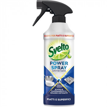 SVELTO SPRAY POWER UNIVERSALE CUCINA PIATTI-PADELE-STOVIGLIE-PIANO...