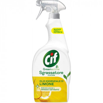 CIF SPRAY SGRASSATORE CUCINA CON OLIO ESSENZIALE DI LIMONE RIMUOVE ANCHE IL GRASSO...