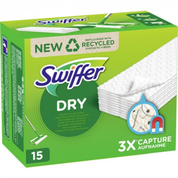 SWIFFER DRY PANNI CATTURA POLVERE 15 PZ