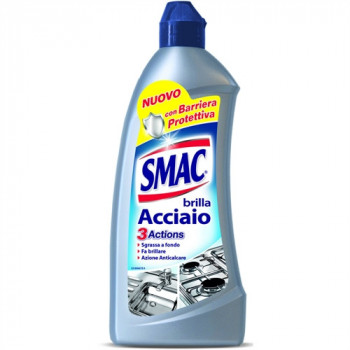 SMAC BRILLA ACCIAIO CREMA 3 AZIONI 520 ML