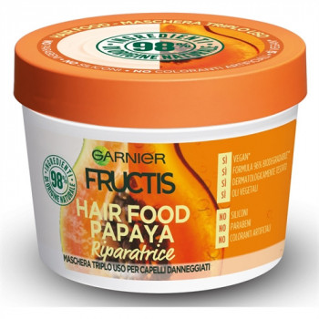 FRUCTIS HAIR FOOD MASCHERA PAPAYA RIPARATRICE PER CAPELLI DANNEGGIATI 390 ML