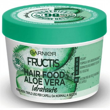 FRUCTIS HAIR FOOD MASCHERA ALOE VERA IDRATANTE PER CAPELLI DANNEGGIATI E SECCHI 390 ML